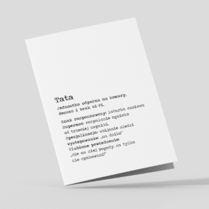 Kartka dla Taty Camping wersja 1 &ndash; PDF do druku