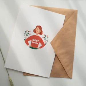 Kartka Dla Mamy Best Mom (2)