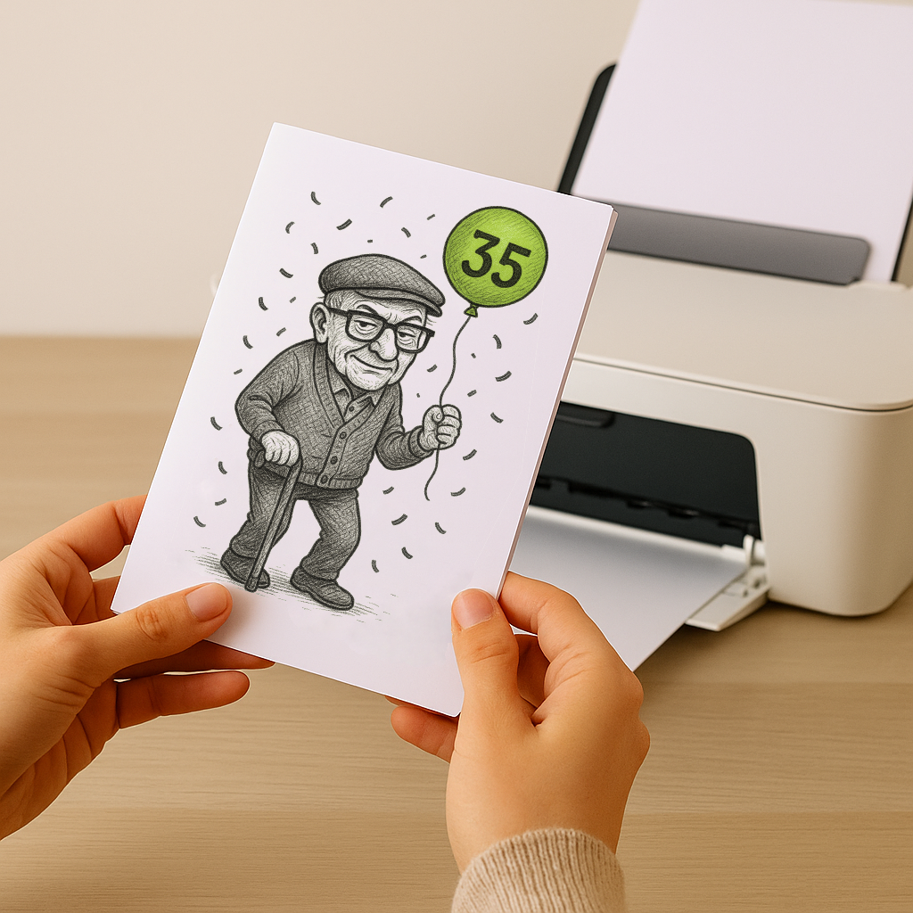 O gramaturze i wyborze papieru do drukowania kartek