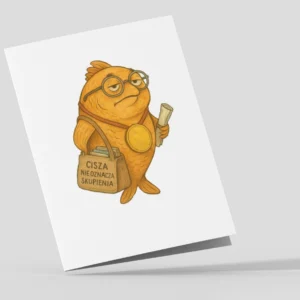 Kartka Dla Nauczyciela Zloty Medal Za Cierpliwosc