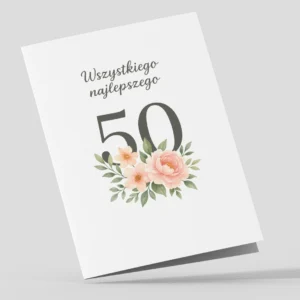 Kartka Do Wydruku Na 50 Urodziny