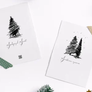 Kartka Boze Narodzenie Choinki Podglad