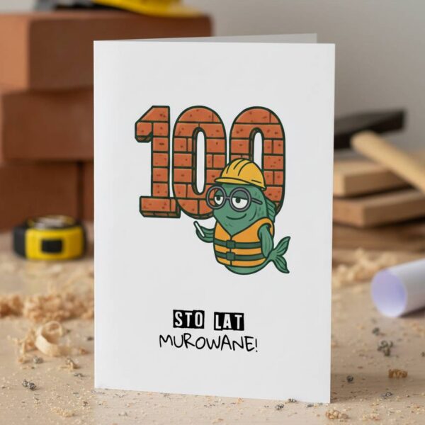 Kartka Rybka Budowlaniec