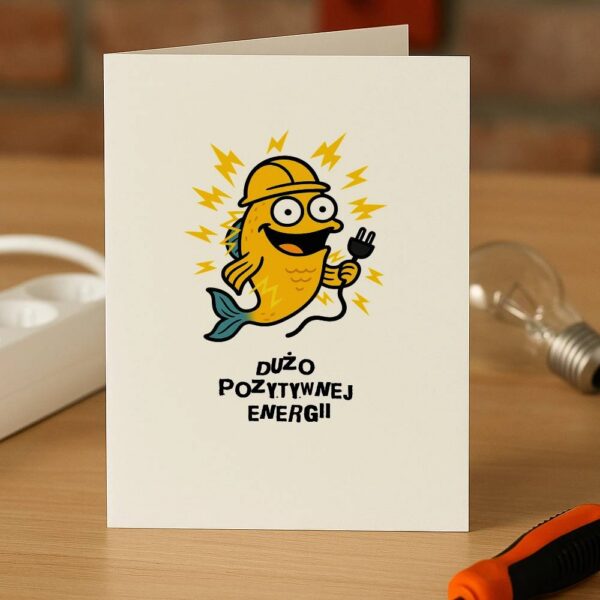 Kartka Rybka Elektryk