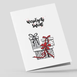 Kartka Stos Prezentow Obrazek Wyrozniajacy