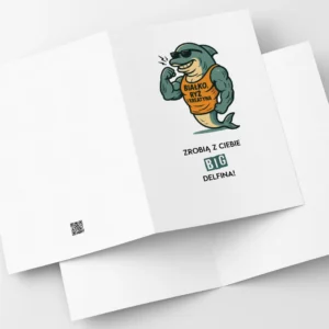 Kartka Big Delfin Z Silowni