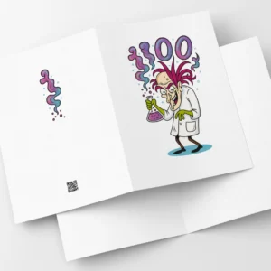 Kartka Chemik Naukowiec Wybuch Urodziny 1