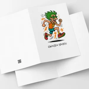 Kartka Na Urodziny Biegacz Lekkoatletyka