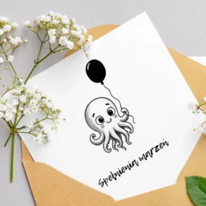 Kartka Osmirnica Balonik Urodziny