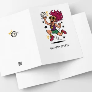 Kartka Urodzinowa Dla Siatkarki Gwiazda Sportu