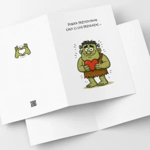 Kartka Walentynki Od Chlopaka Jaskiniowiec Przystojniak