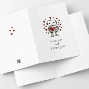 Kartka Walentynkowa Robort Robheart