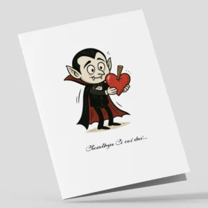 Kartka Walentynkowa Wampirek Z Sercem