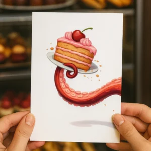 Kartka Osmiornica Cukiernia