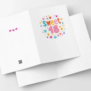 Kartka Sweet 18 Urodziny