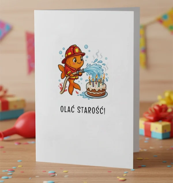 Kartka Urodzinowa Dla Strazaka Rybka Vibepic