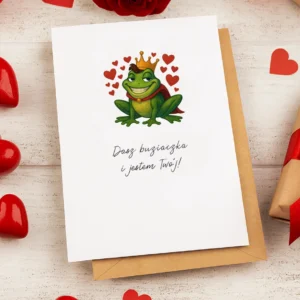 Kartka Zaba Ksiaze Walentynki Dla Niej