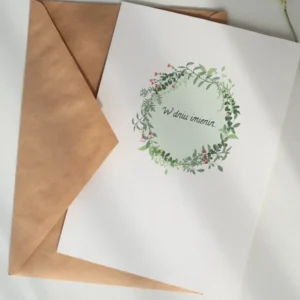 Laurka Imieniny Bluszcz Wianuszek Mockup