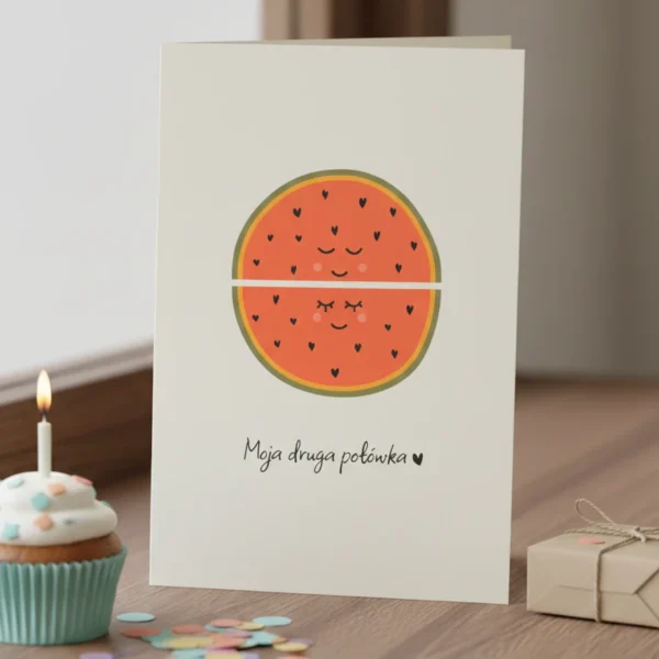 Walentynki Kartka Do Druku Polowki Arbuza