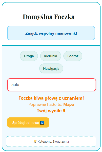 Domyślna Foczka Screen gry 1 osoba