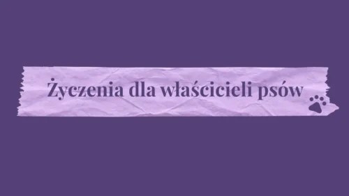 Wierszyki urodzinowe dla właścicieli psów