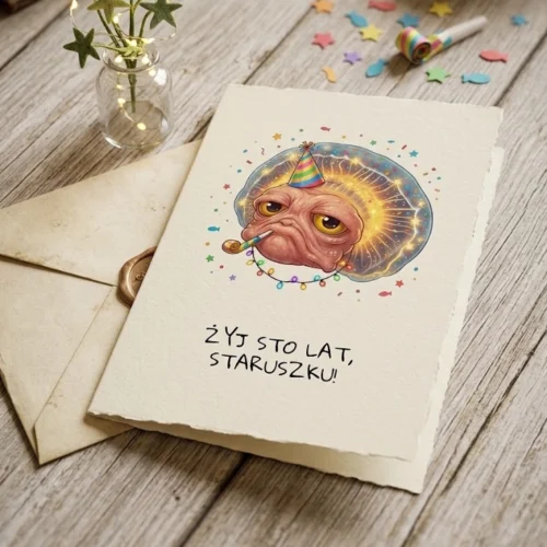 Smieszna Kartka Blobfish Urodziny